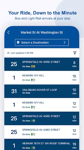 NJ TRANSIT Mobile App screenshot