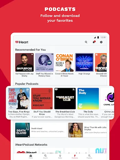 iHeart: Music, Radio, Podcasts screenshot