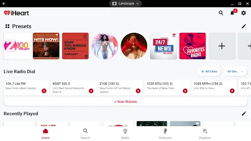 iHeart: Music, Radio, Podcasts screenshot