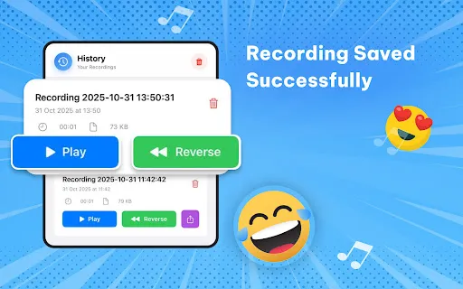Reverse Song & Voice Challenge screenshot