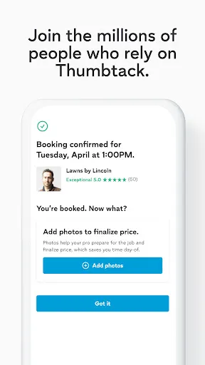 Thumbtack: Hire Service Pros screenshot