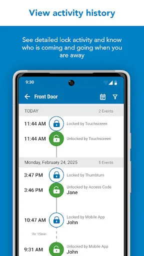 Schlage Home screenshot
