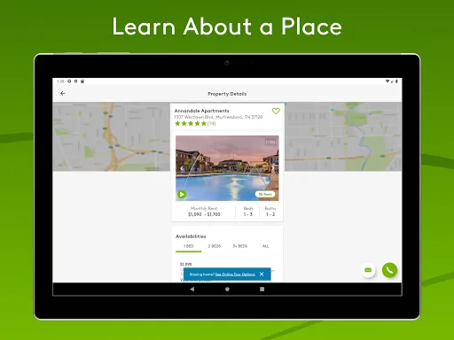 Apartments.com Rental Search screenshot