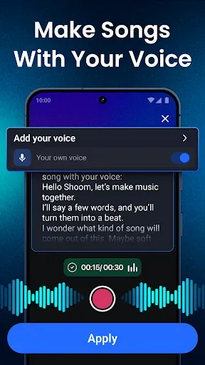 Shoom - AI Music Generator screenshot