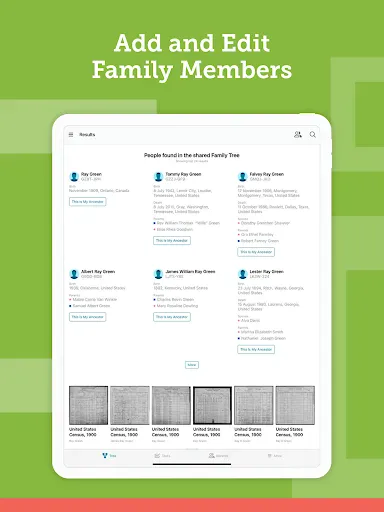 FamilySearch Tree screenshot