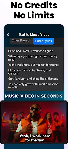 AI Music Video Maker - Rap AI screenshot