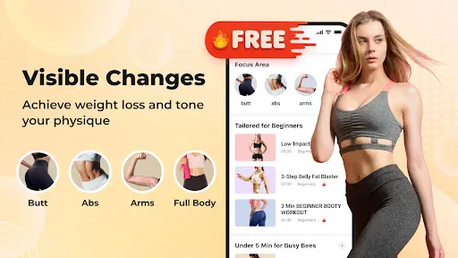 Lazy exercise at home screenshot