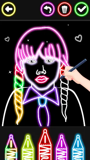 Princess Coloring Book Glitter screenshot