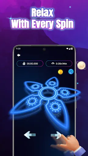 Glow Spinner: Finger Draw Art screenshot