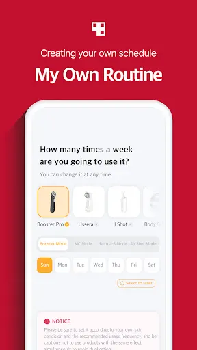 AGE-R medicube Digital clinic screenshot