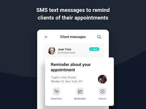 Fresha for business screenshot