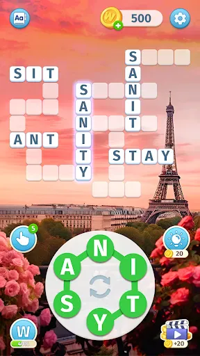 Sky Words: Relax Puzzle Games screenshot