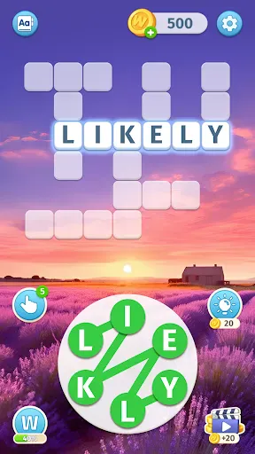 Sky Words: Relax Puzzle Games screenshot