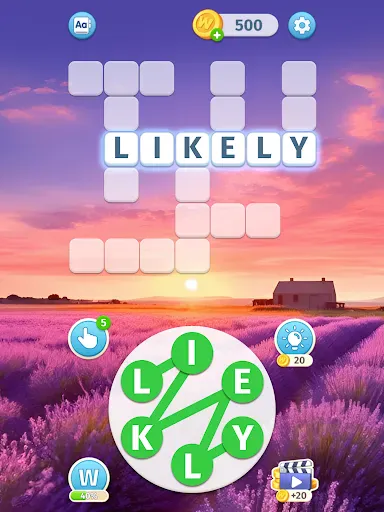 Sky Words: Relax Puzzle Games screenshot