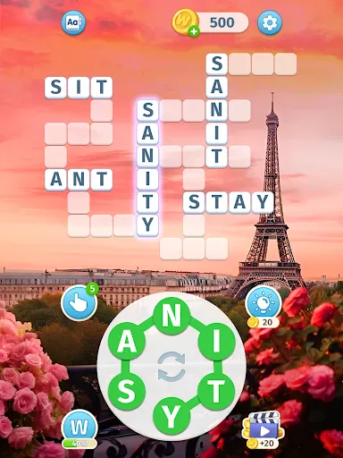 Sky Words: Relax Puzzle Games screenshot