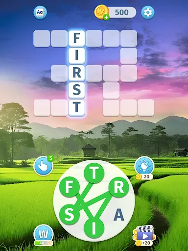 Sky Words: Relax Puzzle Games screenshot