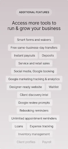 GlossGenius: Booking, Payments screenshot