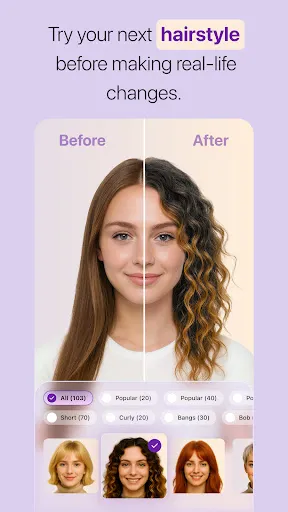 HairHunt: AI Hairstyle Try-On screenshot