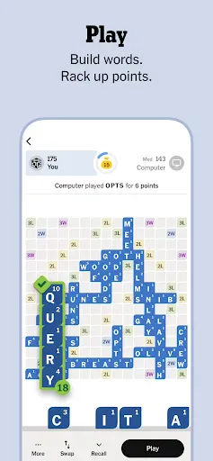 NYT Crossplay: Play and Spell screenshot