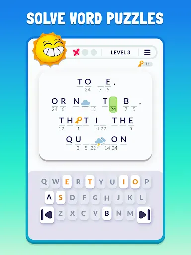 Cryptogram: Logic Puzzle Game screenshot