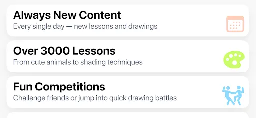 Learn how to draw - ArtWorkout screenshot