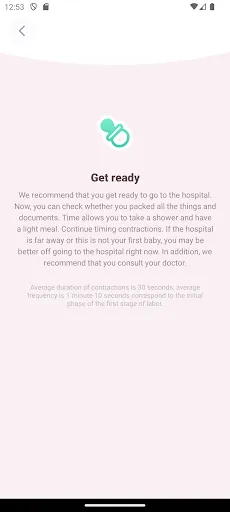 Contraction Timer & Counter 9m screenshot
