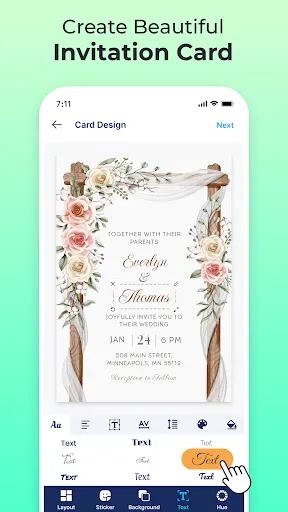 Invitation Maker & Card Design screenshot
