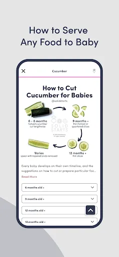 Solid Starts: Baby Food App screenshot