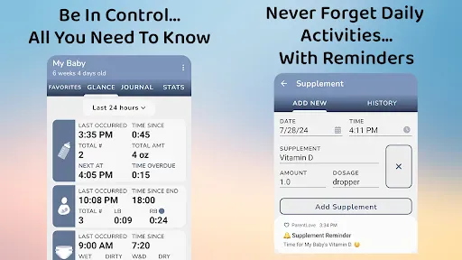 Breastfeeding & Baby Tracker screenshot