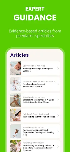 Baby Leap: Milestone Tracker screenshot