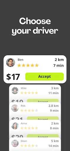 inDrive. Rides with fair fares screenshot