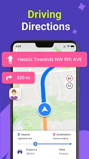 GPS, Maps, Driving Directions screenshot