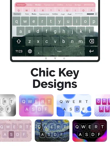 Fonts Art - Keyboard Fonts screenshot