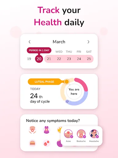 Period Tracker and Calendar screenshot