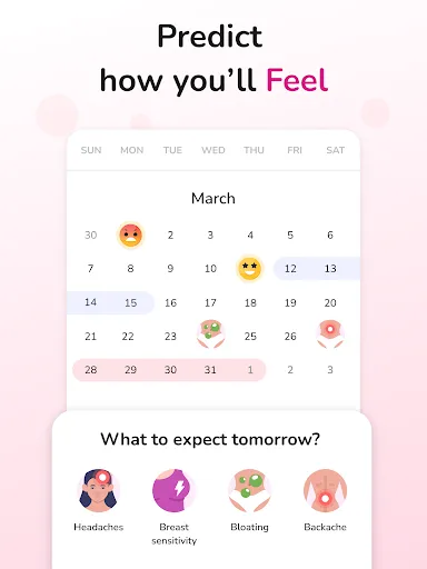 Period Tracker and Calendar screenshot