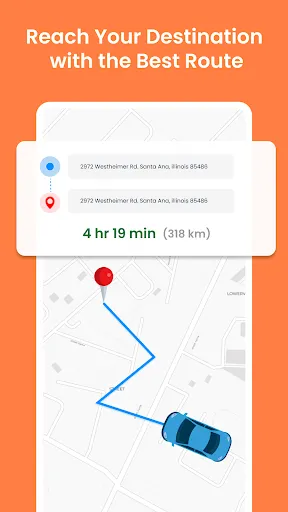 GPS Voice Map & Route Finder screenshot