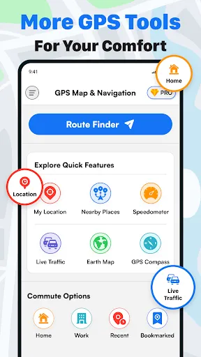 GPS Maps Navigation Directions screenshot