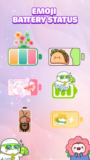 Emoji Battery Icon Customize screenshot