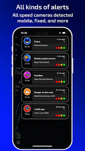 Radarbot: Radar Detector, GPS screenshot
