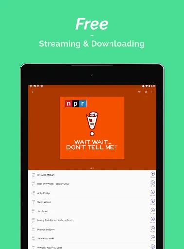 Podcast Player screenshot
