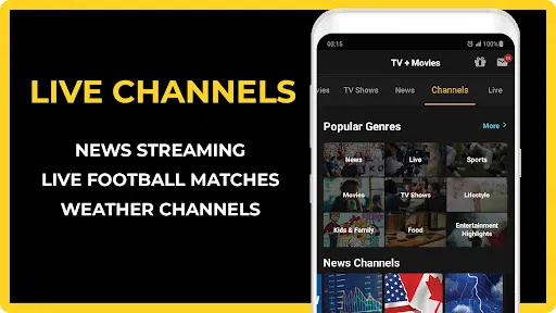 FREECABLE© TV App: Shows, News screenshot