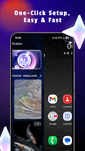 Aura Wallpaper Launcher screenshot