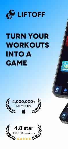 Liftoff - Ranked Gym Workouts screenshot