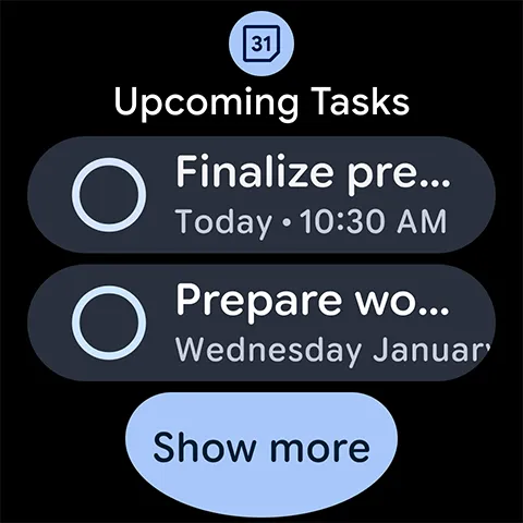 Google Calendar screenshot