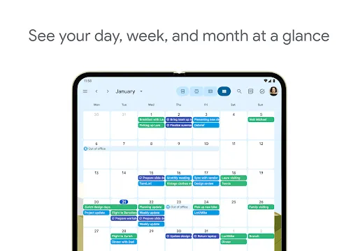 Google Calendar screenshot