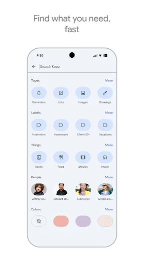 Google Keep - Notes and lists screenshot
