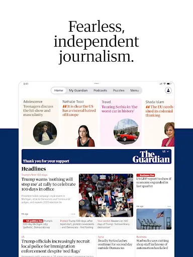The Guardian - US & World News screenshot