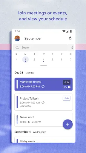 Microsoft Teams screenshot