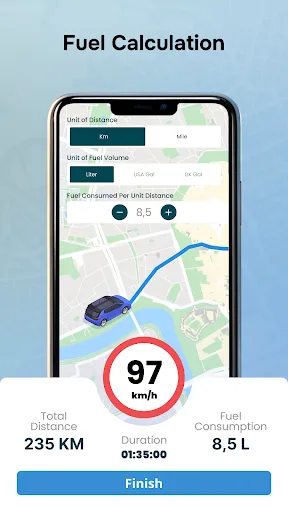 Map Drive - Radar, Speedometer screenshot