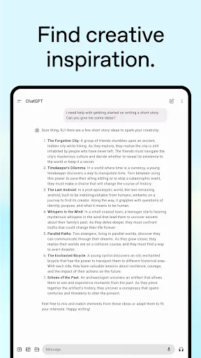 ChatGPT screenshot